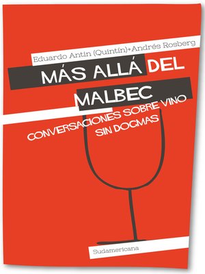 cover image of Más allá del Malbec
